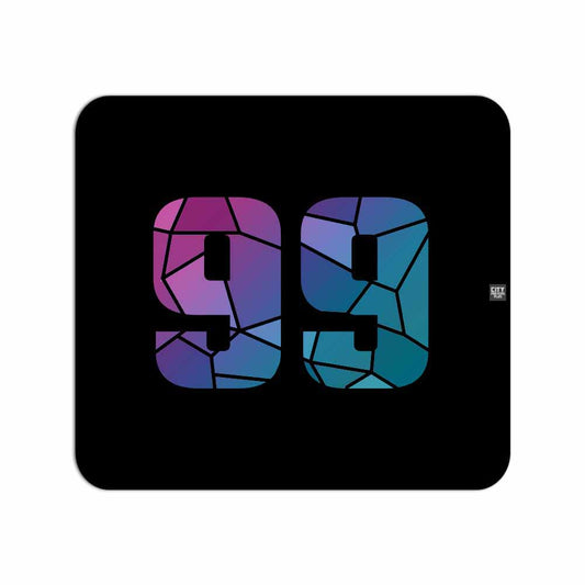 99 Number Mousepad (Black)