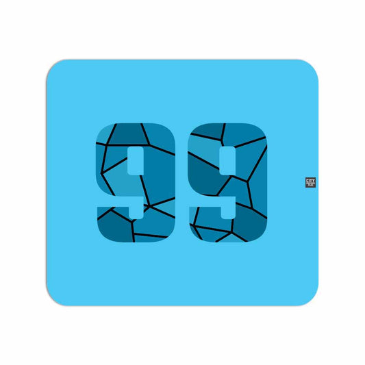 99 Number Mousepad (Sky Blue)