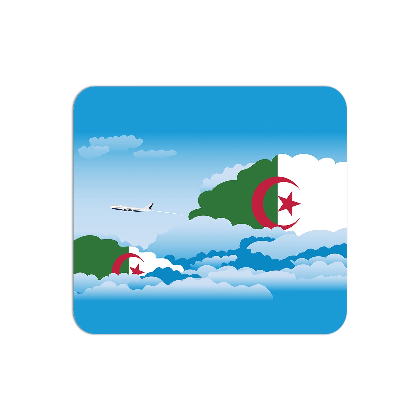 Algeria Day Clouds Mouse pad 