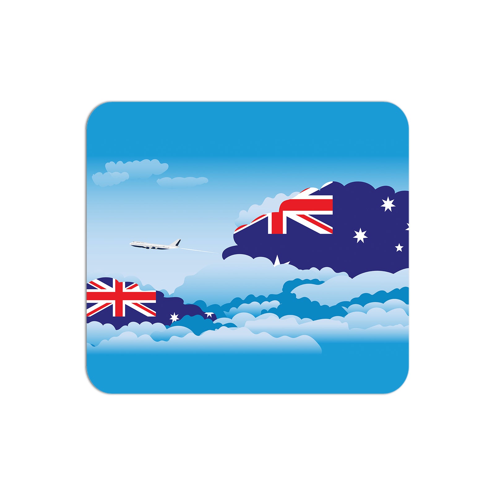 Australia Day Clouds Mouse pad 