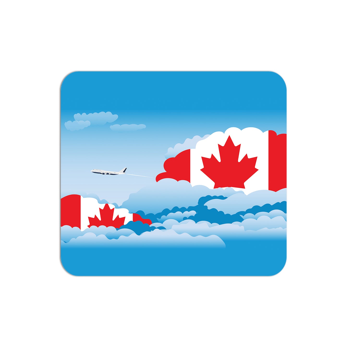 Canada Day Clouds Mouse pad 