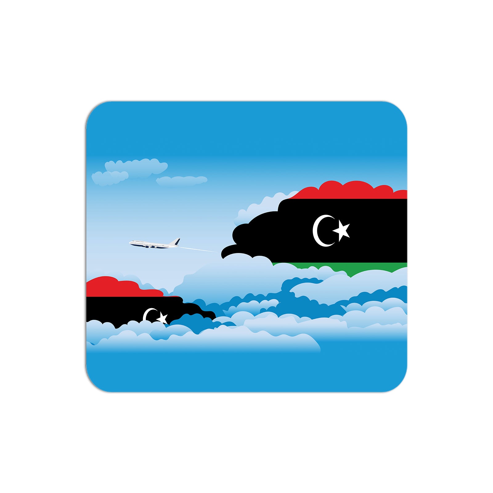 Libya Day Clouds Mouse pad 