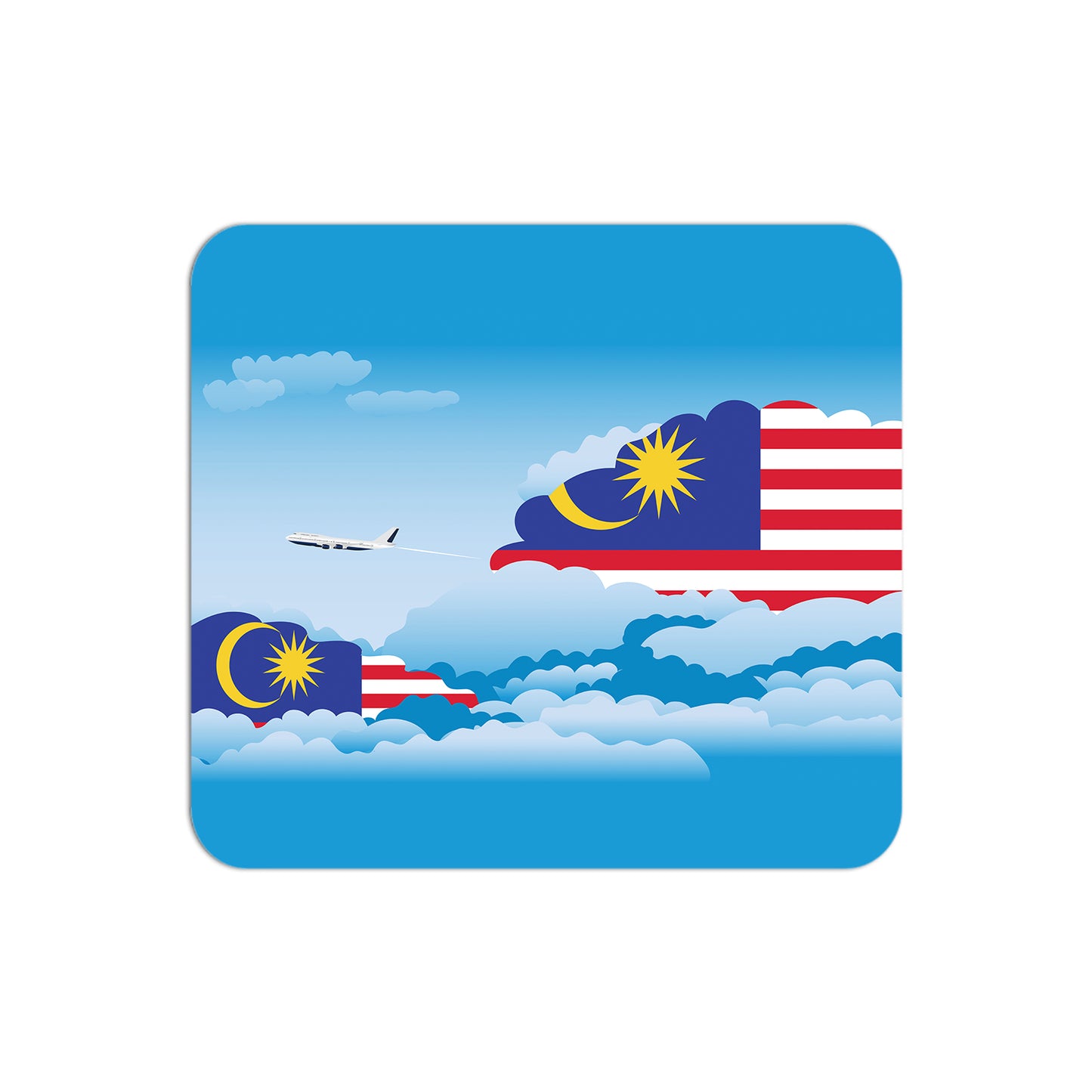 Malaysia Day Clouds Mouse pad 