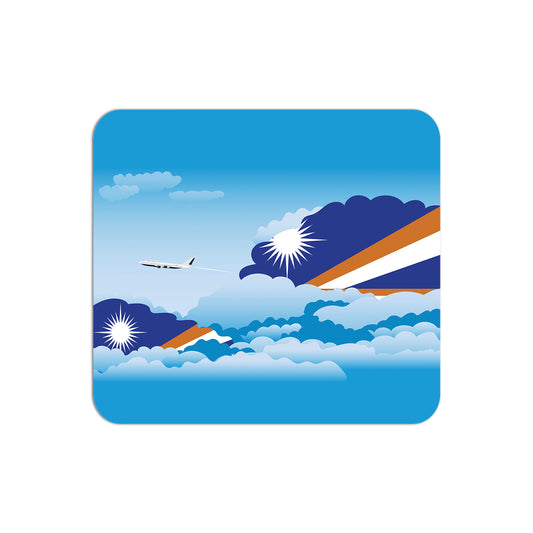 Marshall Islands Airplane Airport Flight Day Clouds Mousepad 