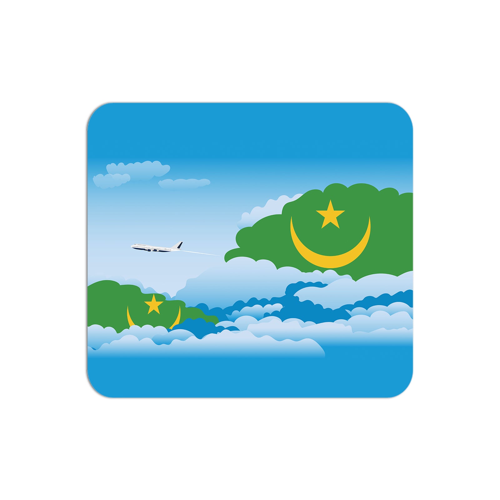 Mauritania Day Clouds Mouse pad 