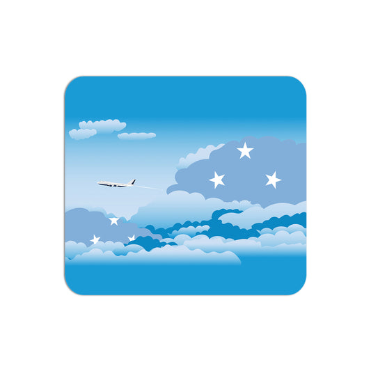 Micronesia Federated States Airplane Airport Flight Day Clouds Mousepad 