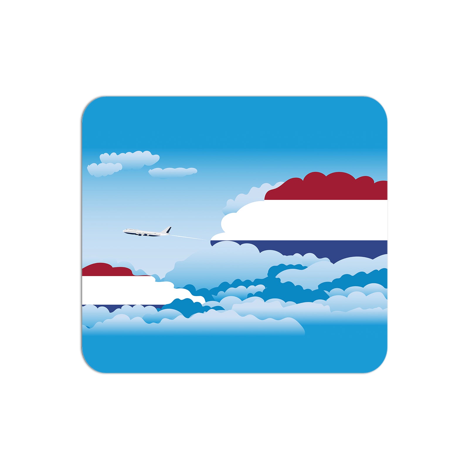 Netherlands Day Clouds Mouse pad 
