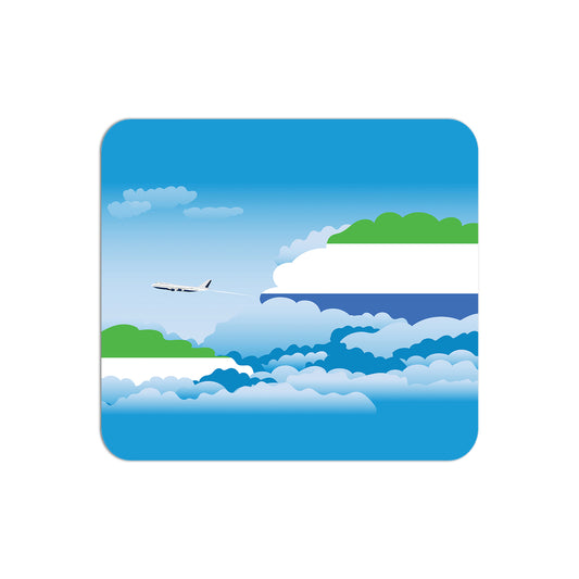Sierra Leone Airplane Airport Flight Day Clouds Mousepad 