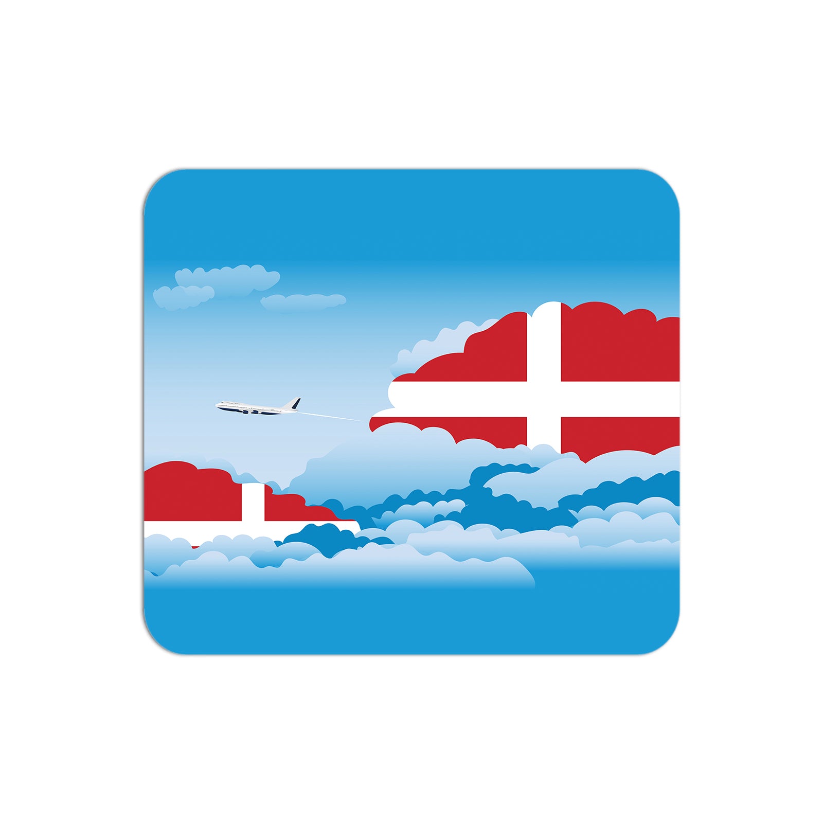 Sovereign Military Order of Malta Airplane Airport Flight Day Clouds Mousepad 