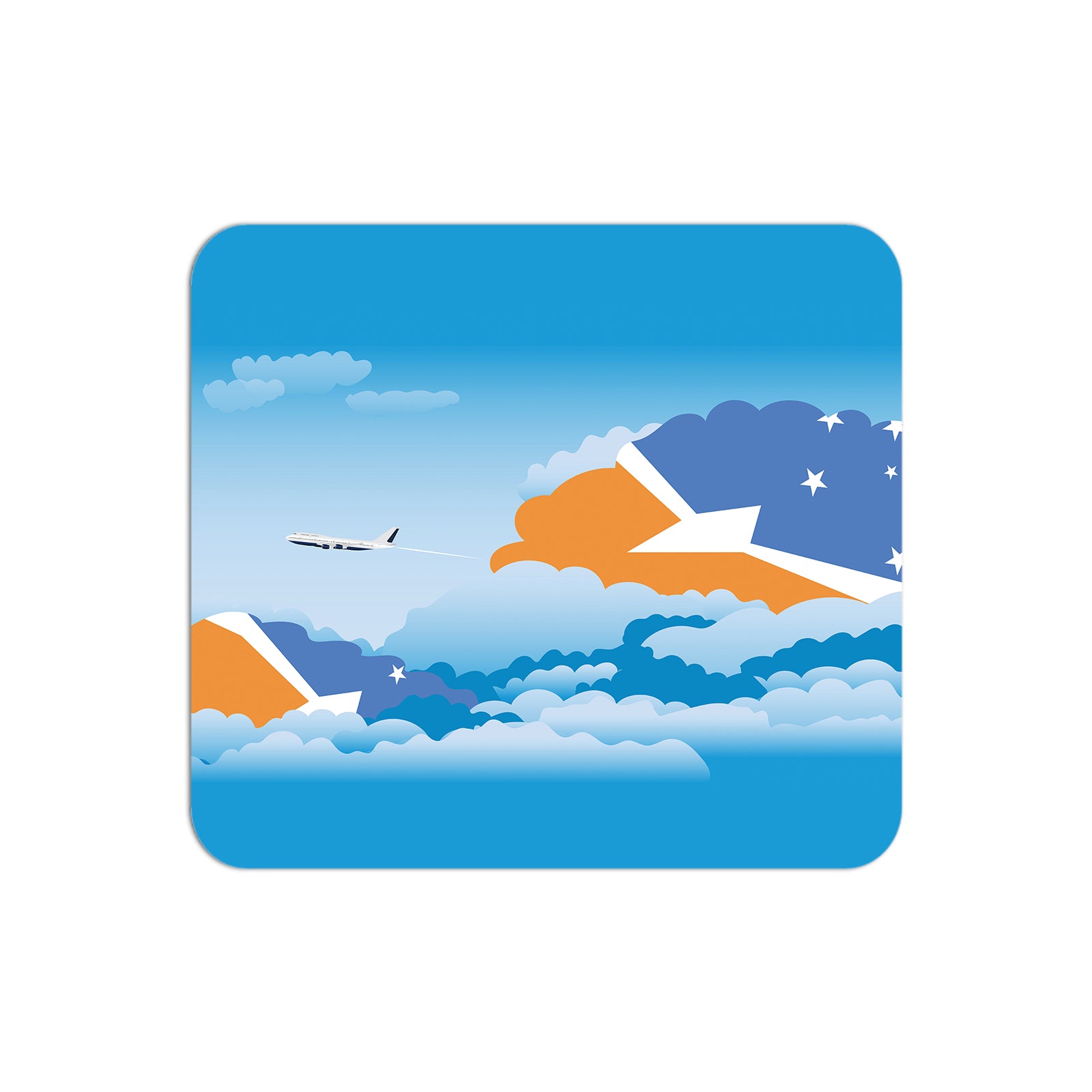 Tierra del Fuego Province Argentina Airplane Airport Flight Day Clouds Mousepad 